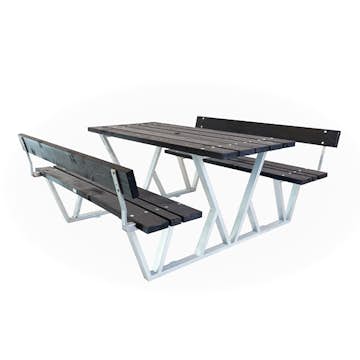 Benkebord Eden Wood Wix med Rygg