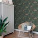 Tapet ESTAhome Skog Med Dyr Mørkegrønn Og Beige EW139249