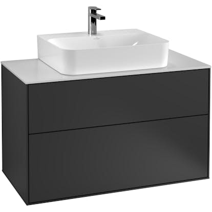 Tvättställsskåp Villeroy & Boch Finion med 2 Lådor och Bänkskiva för Centrerat Tvättställ