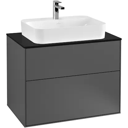 Tvättställsskåp Villeroy & Boch Finion med 2 Lådor och Bänkskiva för Ytmonterat Tvättställ