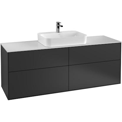 Tvättställsskåp Villeroy & Boch Finion med 4 Lådor och Bänkskiva för Ytmonterat Tvättställ