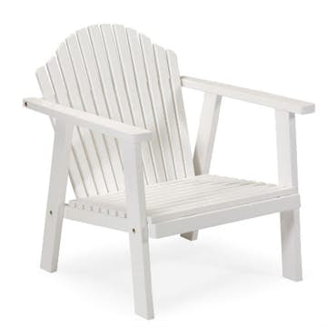 Stol Hillerstorp Bullerö Lav Hvit Utendørs