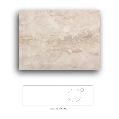 Bänkskiva Macro Design Crown+ Dekton 1610 till Tvättställsskåp Crown