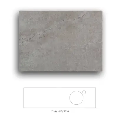 Bänkskiva Macro Design Crown+ Dekton 1610 till Tvättställsskåp Crown