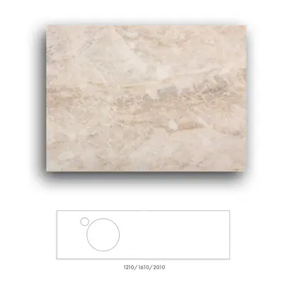 Bänkskiva Macro Design Crown+ Dekton 2010 till Tvättställsskåp Crown