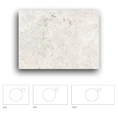 Bänkskiva Macro Design Crown+ Dekton 810 till Tvättställsskåp Crown