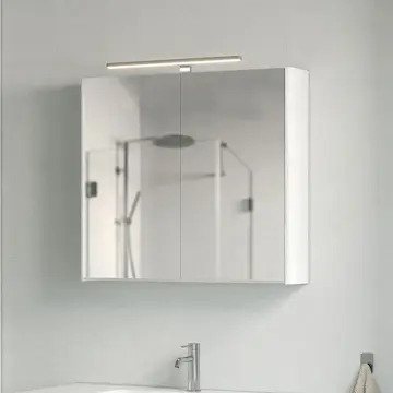 Spegelskåp Macro Design Heart med T-Belysning LED