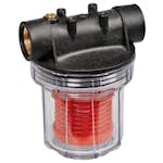 Solid og gjennomsiktig filterhus Einhell med Patron 12 cm