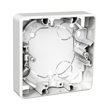 Forhøyningsramme Schneider Electric Exxact Hvit