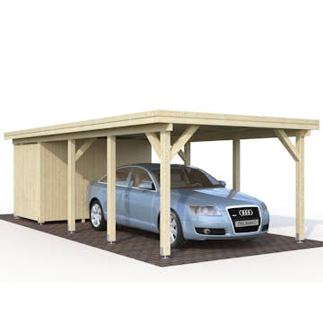Bod Palmako 6,2 m2 til Carport Karl 23,1 m2