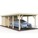 Bod Palmako 6,2 m2 til Carport Karl 23,1 m2