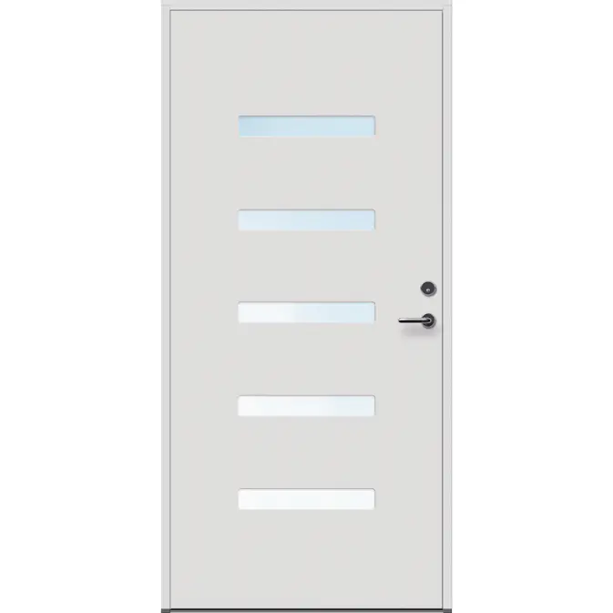 Ytterdør Bygg1 Forus 19 Klarglass