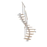 Plassbesparende Trapp Dolle Frankfurt Bøk Oljet 1/2-Sving Design