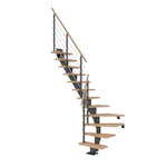 Plassbesparende Trapp Dolle Frankfurt Bøk Oljet 1/4-Sving Design