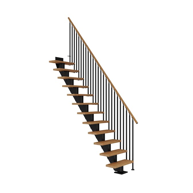 Plassbesparende Trapp Dolle Frankfurt Eik Oljet Rett Classic III
