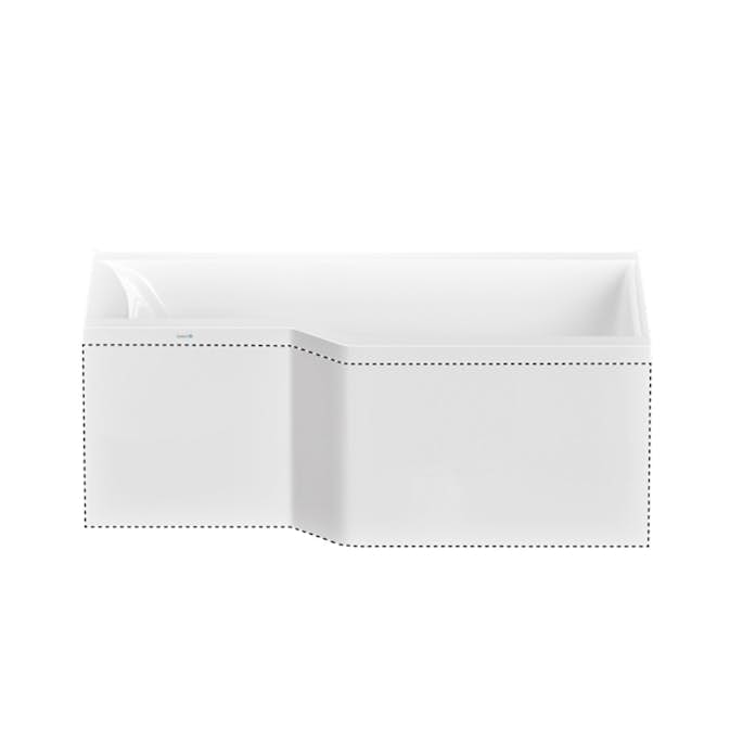 Frontpanel Nordhem til Apelviken Hvit