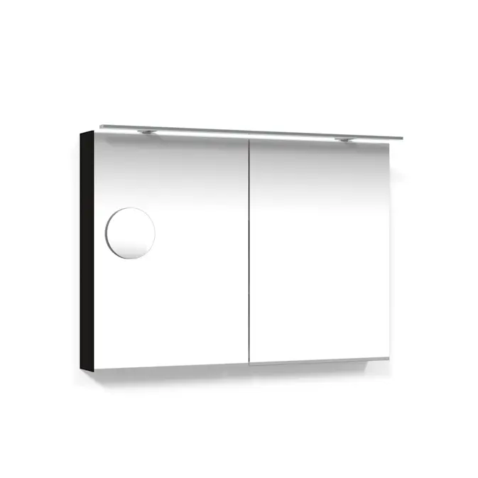 Spegelskåp Macro Design Crown med Rampbelysning LED