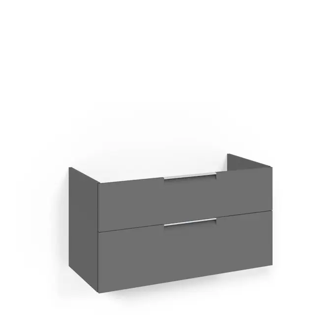 Tvättställskåp Macro Design Crown Grip utan Tvättställ