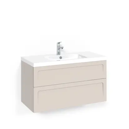 Tvättställsskåp Macro Design Crown Ramlucka Light 45