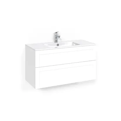 Tvättställsskåp Macro Design Crown Ramlucka Light 14