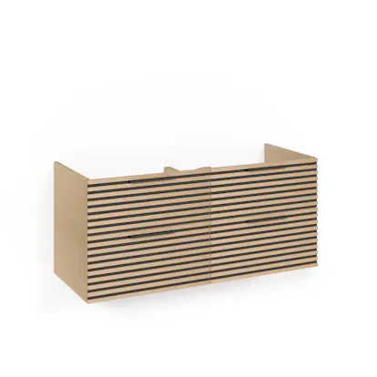 Tvättställskåp Macro Design Crown Stripe utan Tvättställ