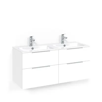 Tvättställsskåp Macro Design Crown Grip med Dubbelt Tvättställ