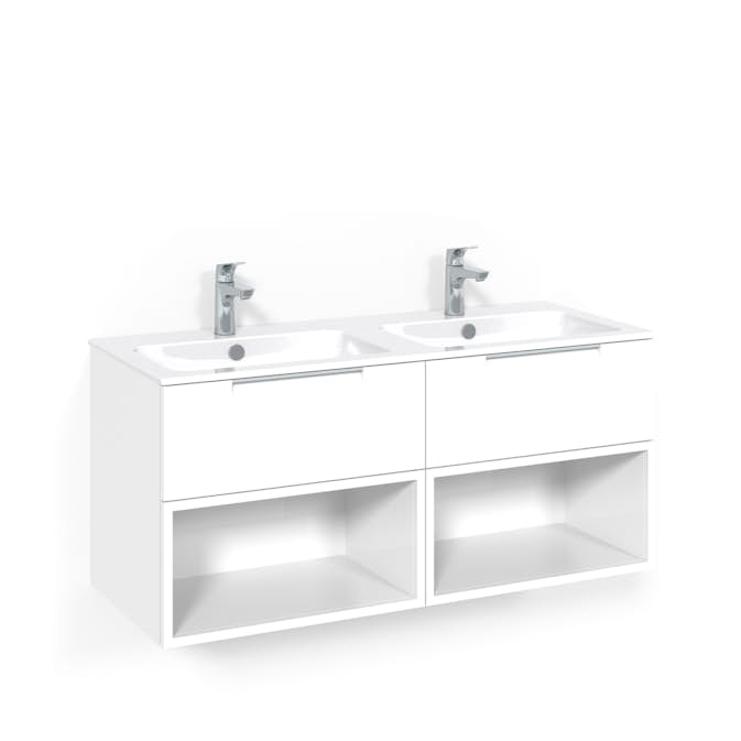 Servantskap Macro Design Crown Open Box med Dobbel Servant