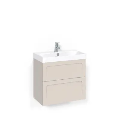 Tvättställsskåp Macro Design Crown Ramlucka Light 70