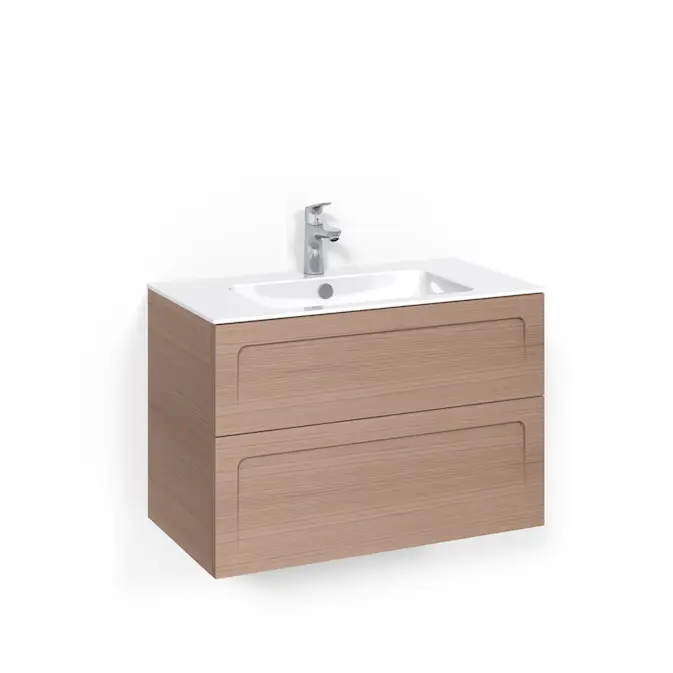 Tvättställsskåp Macro Design Crown Ramlucka Light 8