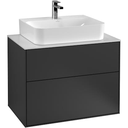 Tvättställsskåp Villeroy & Boch Finion med 2 Lådor och Bänkskiva för Centrerat Tvättställ