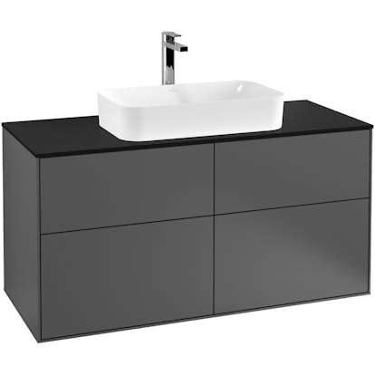 Tvättställsskåp Villeroy & Boch Finion med 4 Lådor och Bänkskiva för Fristående Tvättställ