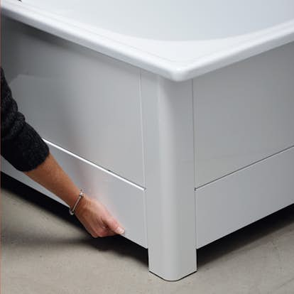 Tilläggsgavel Svedbergs till Emaljbadkar 130-170