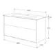 Tvättställsskåp Gustavsberg Artic 100 cm