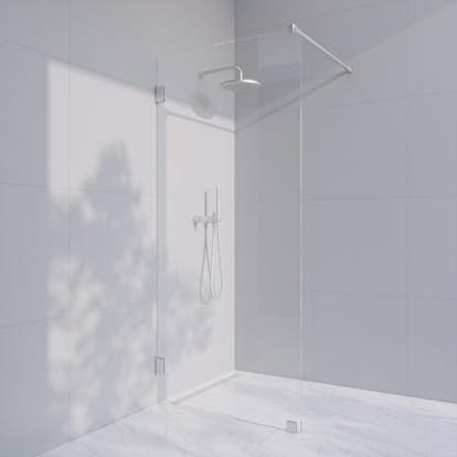 Duschvägg Invitrea Flair GH1 med Glasrengöring