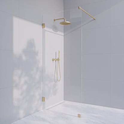 Duschvägg Invitrea Flair GH1 med Glasrengöring