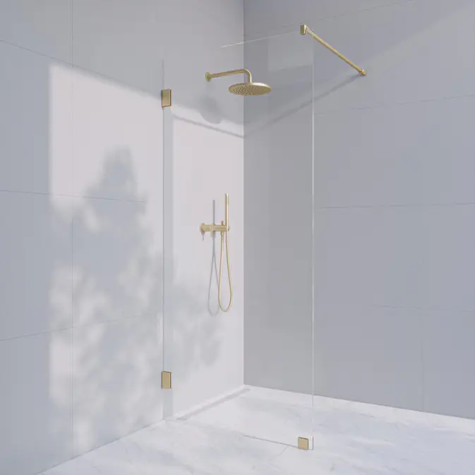 Duschvägg Invitrea Flair GH1 med Glasrengöring