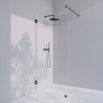 Duschvägg Invitrea Flair GH1 med Glasrengöring