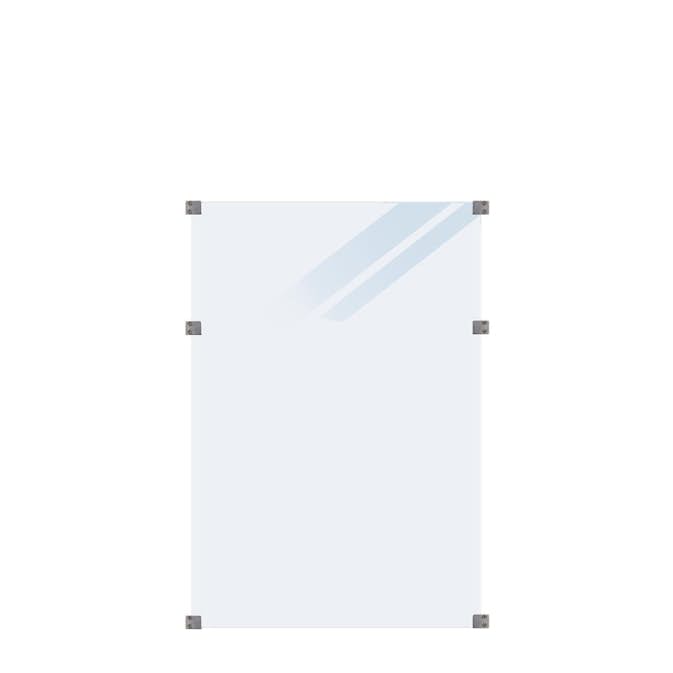 Glassrekkverk PLUS Frostet 90x127