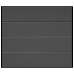 Garasjeport Grimstadporten SNP Slettpanel Antrasitt