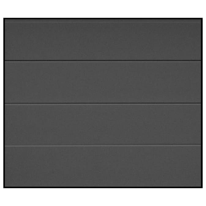 Garasjeport Grimstadporten SNP Slettpanel Antrasitt