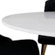 Spisegruppe Venture Home Razzia med 4 Velvet Deluxe Stoler