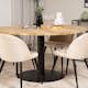 Spisegruppe Venture Home Cirebon med 4 Velvet Stoler