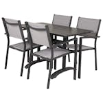 Cafégruppe Venture Home Dolly med 4 Copacabana Spisestoler