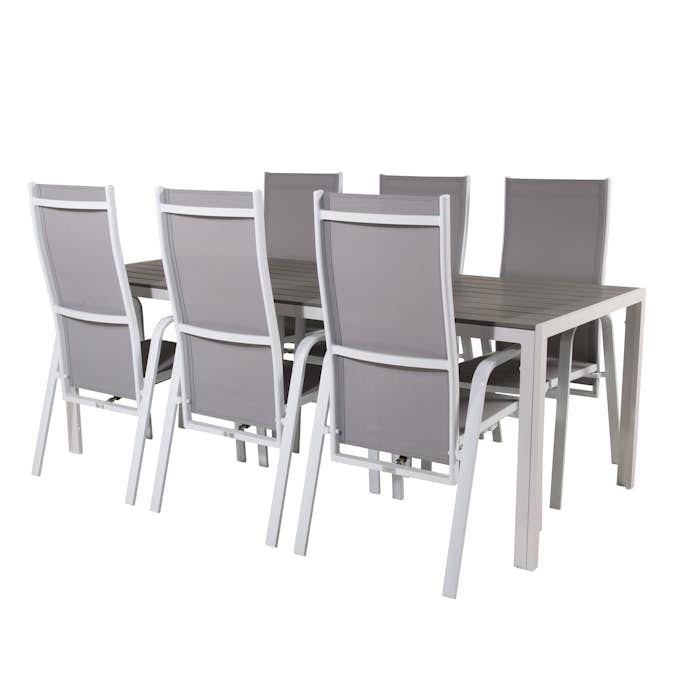 Spisegruppe Venture Home Break med 6 Copacabana Stoler