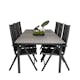 Spisegruppe Venture Home Lova 224/324 med 6 Bront Stoler