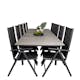 Spisegruppe Venture Home Lova 224/324 med 10 Bront Stoler