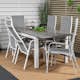 Spisegruppe Venture Home Aleyna 152/210 med 6 Copacabana Stoler