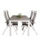 Spisegruppe Venture Home Aleyna 152/210 med 4 Stoler