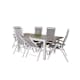 Spisegruppe Venture Home Aleyna 152/210 med 6 Stoler