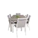 Spisegruppe Venture Home Aleyna 152/210 med 6 Pincy Stoler